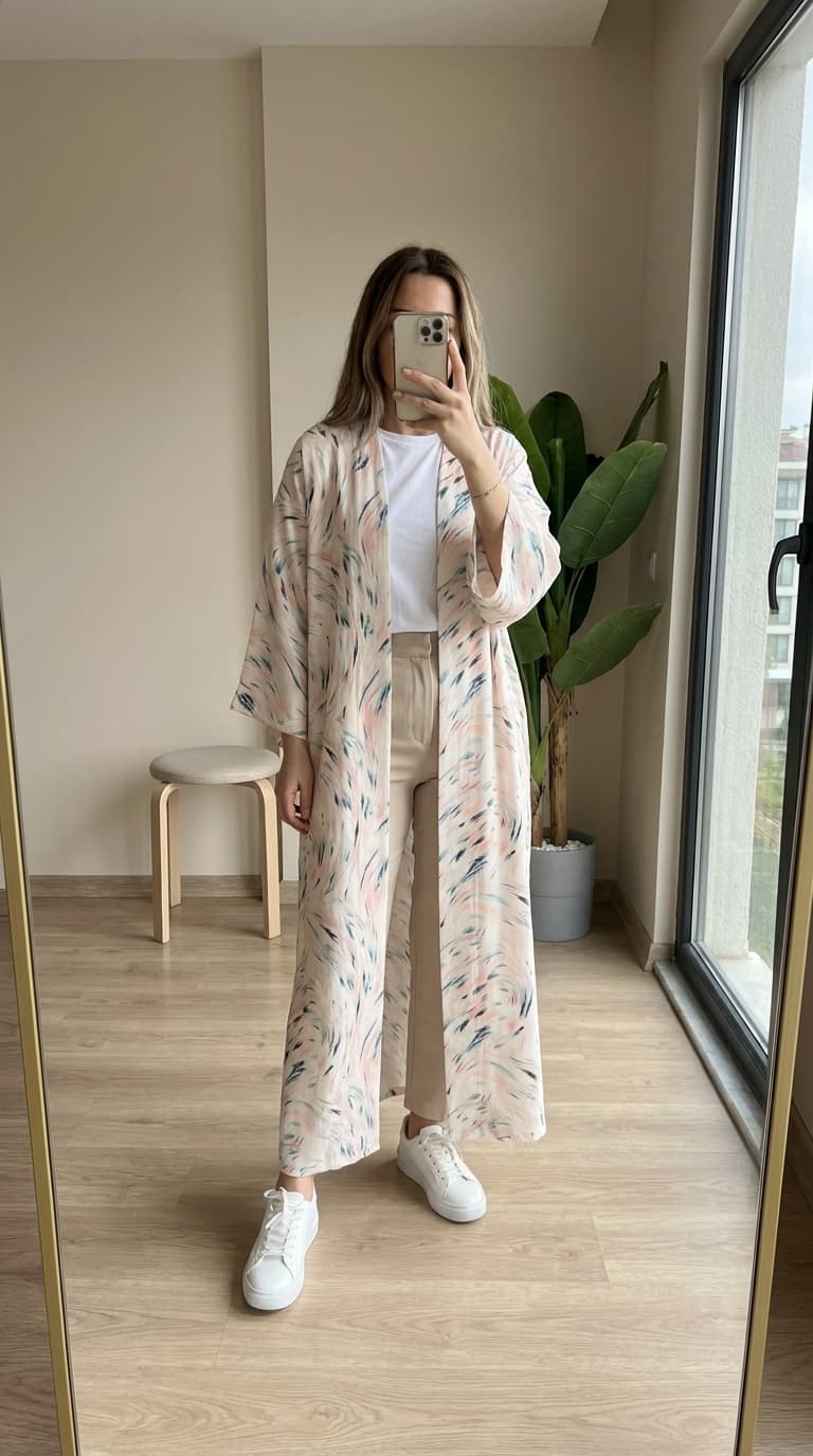 Kimono Rose Poudré