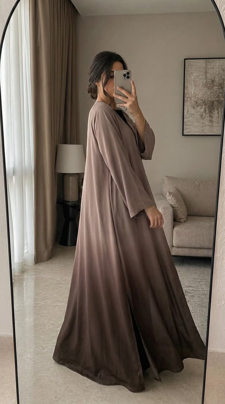 Ombré Silk Dress