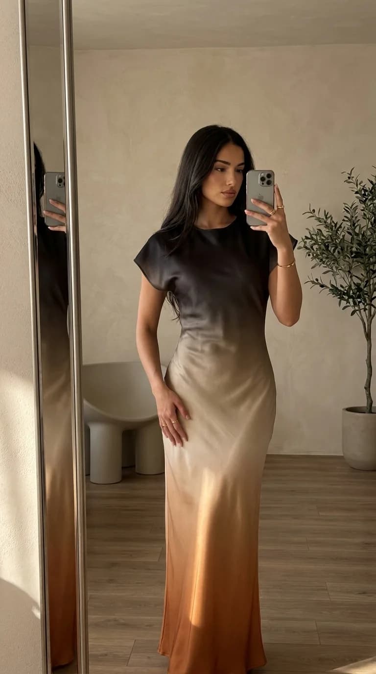Aura Gradient Dress