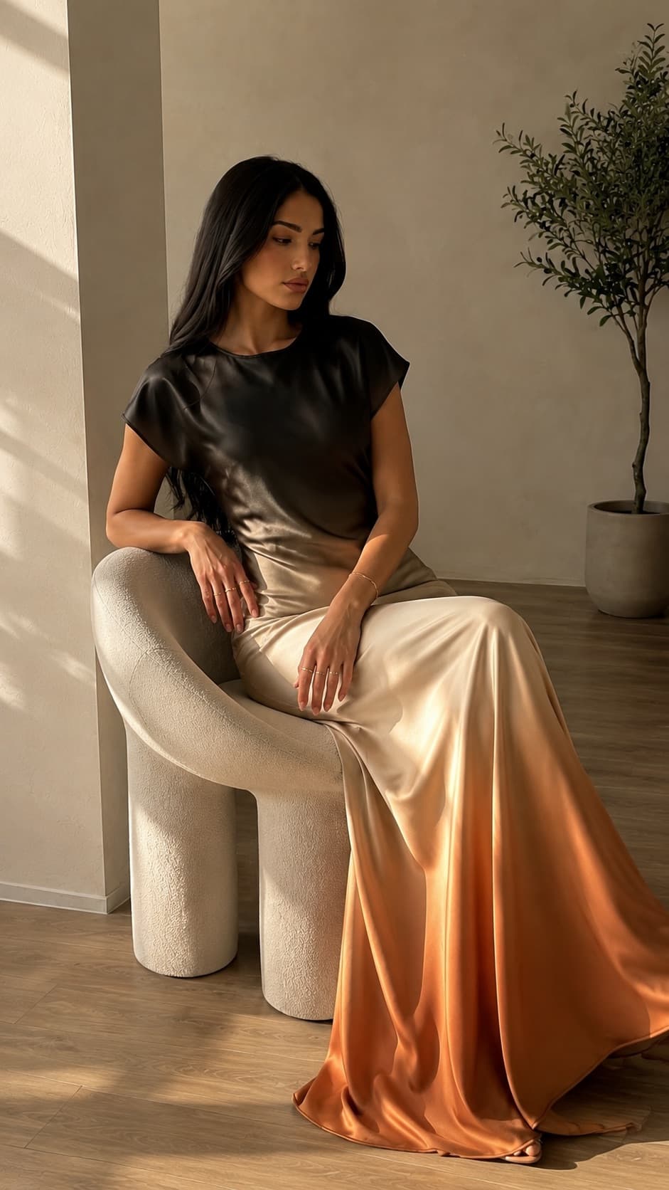 Aura Gradient Dress