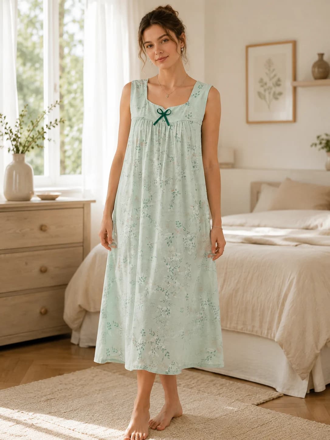 Robe Rosée Verte