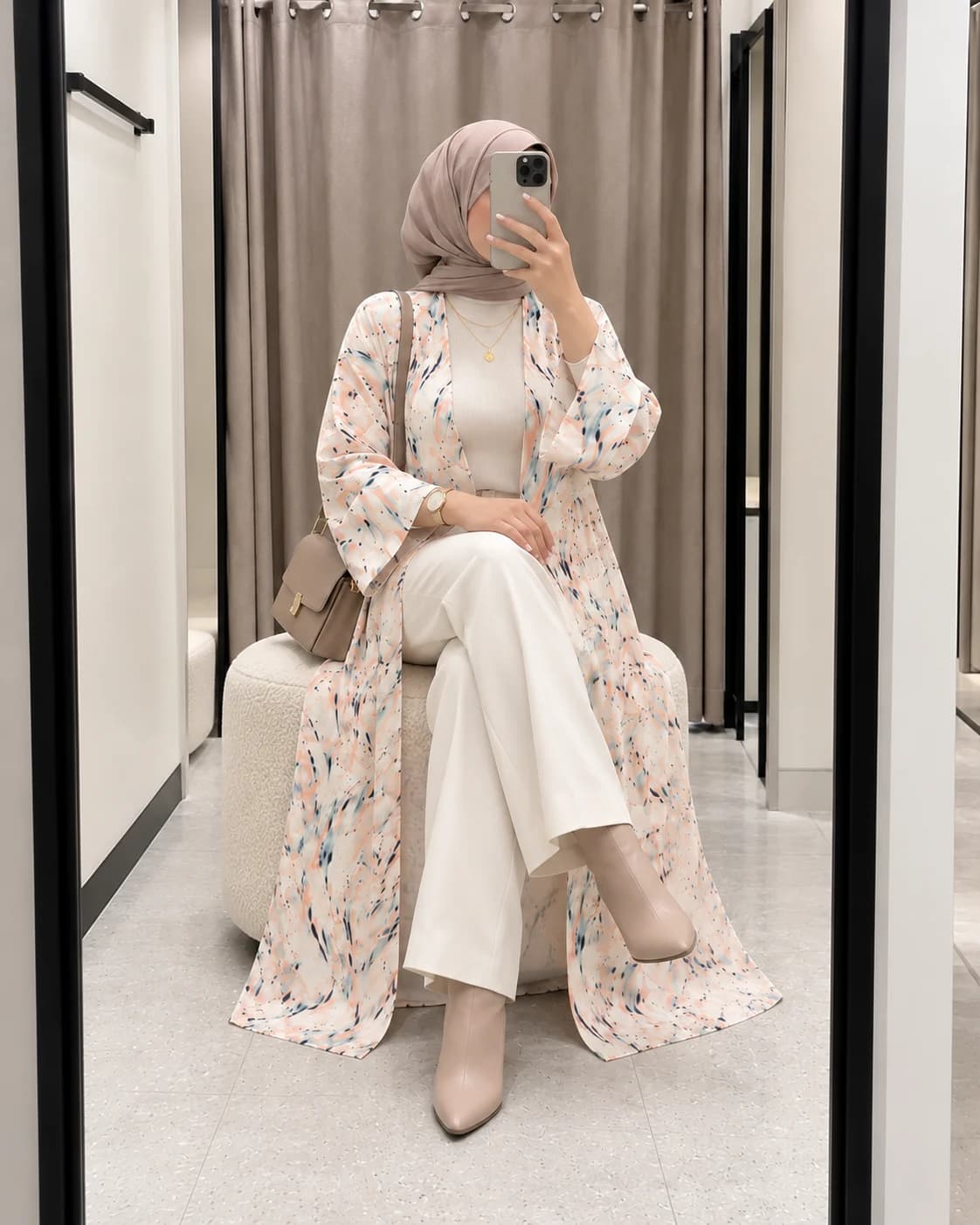 Kimono Rose Poudré